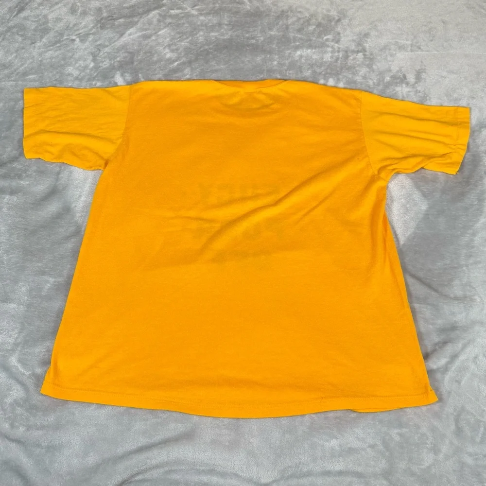 Vintage EIIGY POCR F**k Off Flip T Shirt Mens XL (Fits L) Funny Made In USA 90s - Picture 7 of 10